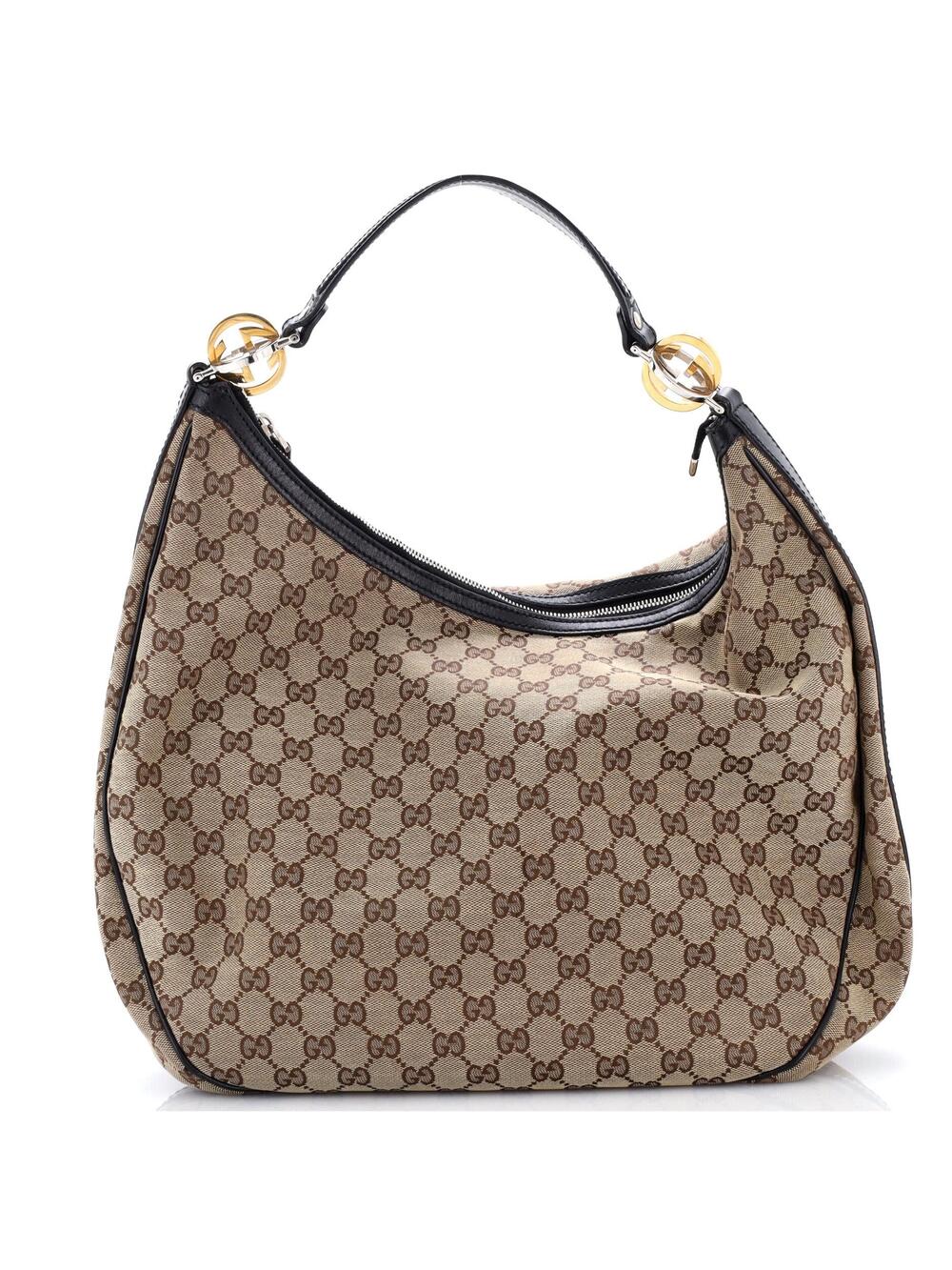 Gucci Twins Hobo Gg Canvas Large #293158G96B